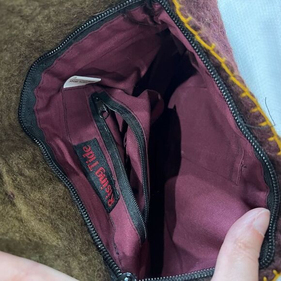 Rising Tide Wool Boho Shoulder Bag - Picture 3 of 7